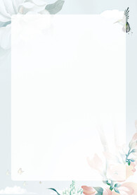 简约小清新植物背景模板