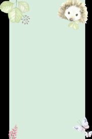 卡通动物植物背景模板