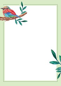 卡通动物植物背景模板