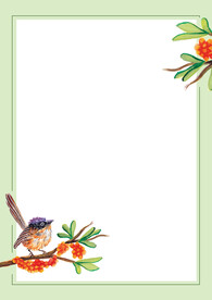 卡通动物植物背景模板