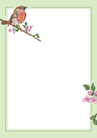 卡通动物植物背景模板