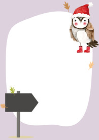 卡通动物植物背景模板