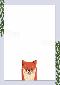 卡通人物植物背景模板