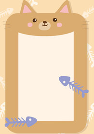 卡通人物植物背景模板