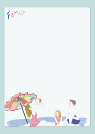 卡通人物植物背景模板