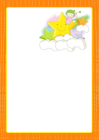 卡通人物植物背景模板