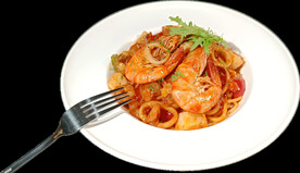 海鲜番茄意大利面