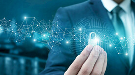 商务AI科技线条智能背景