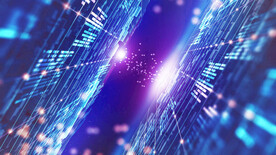 大数据AI科技线条智能背景