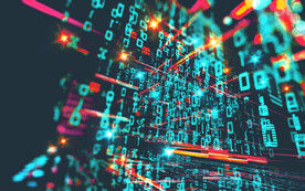 区块链大数据AI科技线条智能