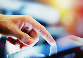 触屏AI智能科技背景