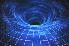 蓝色AI智能科技背景