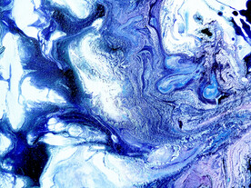 蓝色大理石背景