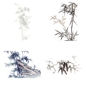 水墨竹子