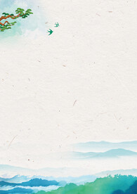 古典风背景信纸模板