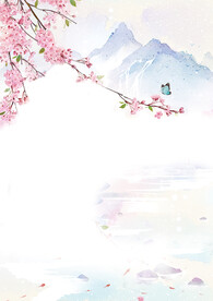 古典风背景信纸模板