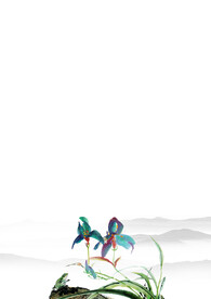 古典风背景信纸模板 