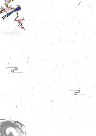 古典风背景信纸模板