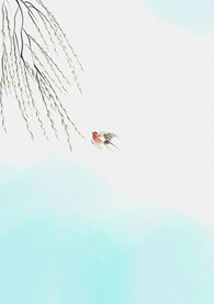 古典风背景信纸模板