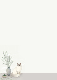 古典风背景信纸模板 