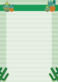 简约小清新植物背景模板