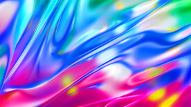 彩色酸性玻璃质感流体渐变背景