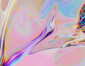 浅粉色酸性丝绸质感流体渐变背景