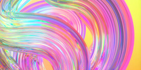 淡粉色酸性玻璃质感流体渐变背景