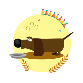 卡通狗狗 宠物狗 