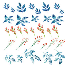 手帐贴纸 植物贴纸 