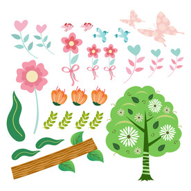 手帐贴纸 植物贴纸 小清新植物