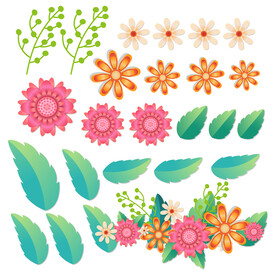 手帐贴纸 植物贴纸 小清新植物