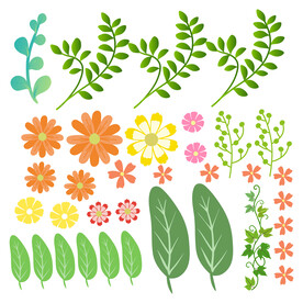 手帐贴纸 植物贴纸