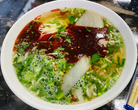 红油汤面