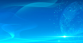 蓝色科技线条背景