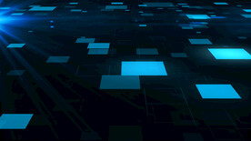 蓝色科技感会议背景图片素材