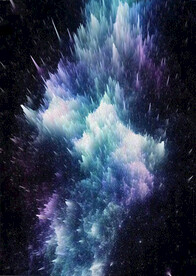 3D炸裂线条黑蓝紫渐变