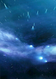 3D炸裂线条浅蓝渐变