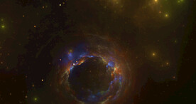 绚丽宇宙星空舞台背景