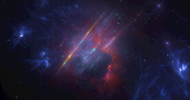 绚丽宇宙星空舞台背景