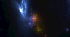 蓝色宇宙星空图片素材