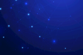 蓝色科技感会议背景图片