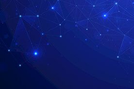 蓝色科技感会议背景图片