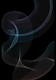 飘逸线条彩虹渐变