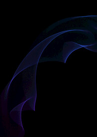 飘逸线条蓝紫飘带