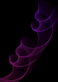 飘逸线条紫红渐变