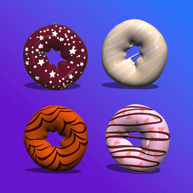 3D甜甜圈