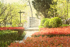 公园小景像素效果