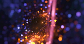 唯美光影斑点晚会粒子舞台背景