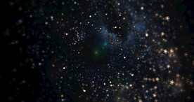 梦幻光影斑点晚会粒子舞台背景